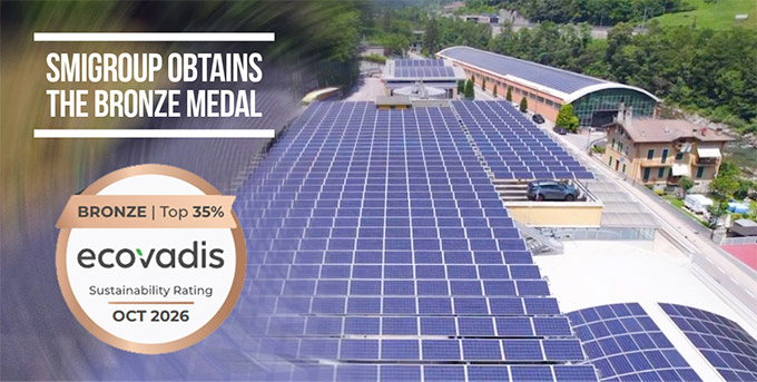Smigroup obtains the EcoVadis bronze medal for sustainability performance