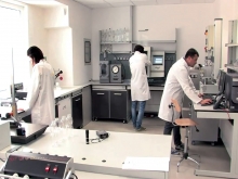 Bottles tests laboratory