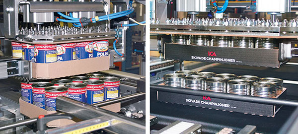 Film shrink wrappers with in-line infeed