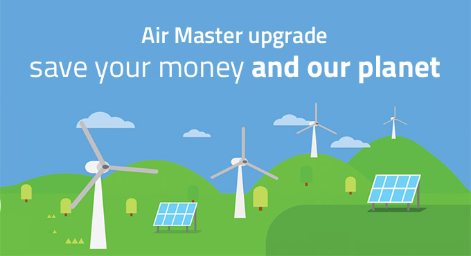 Risparmia energia e aiuta l'ambiente con Air Master