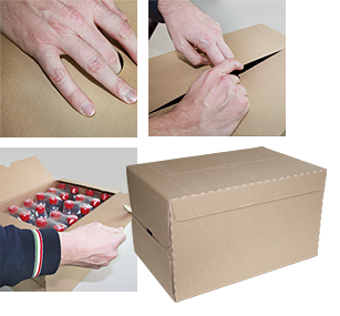 American-style boxes with Smiflexi wrap-around casepackers