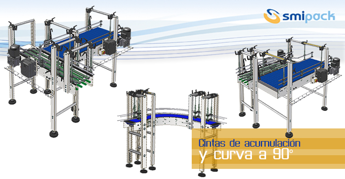 Cintas de acumulación y curva 90°